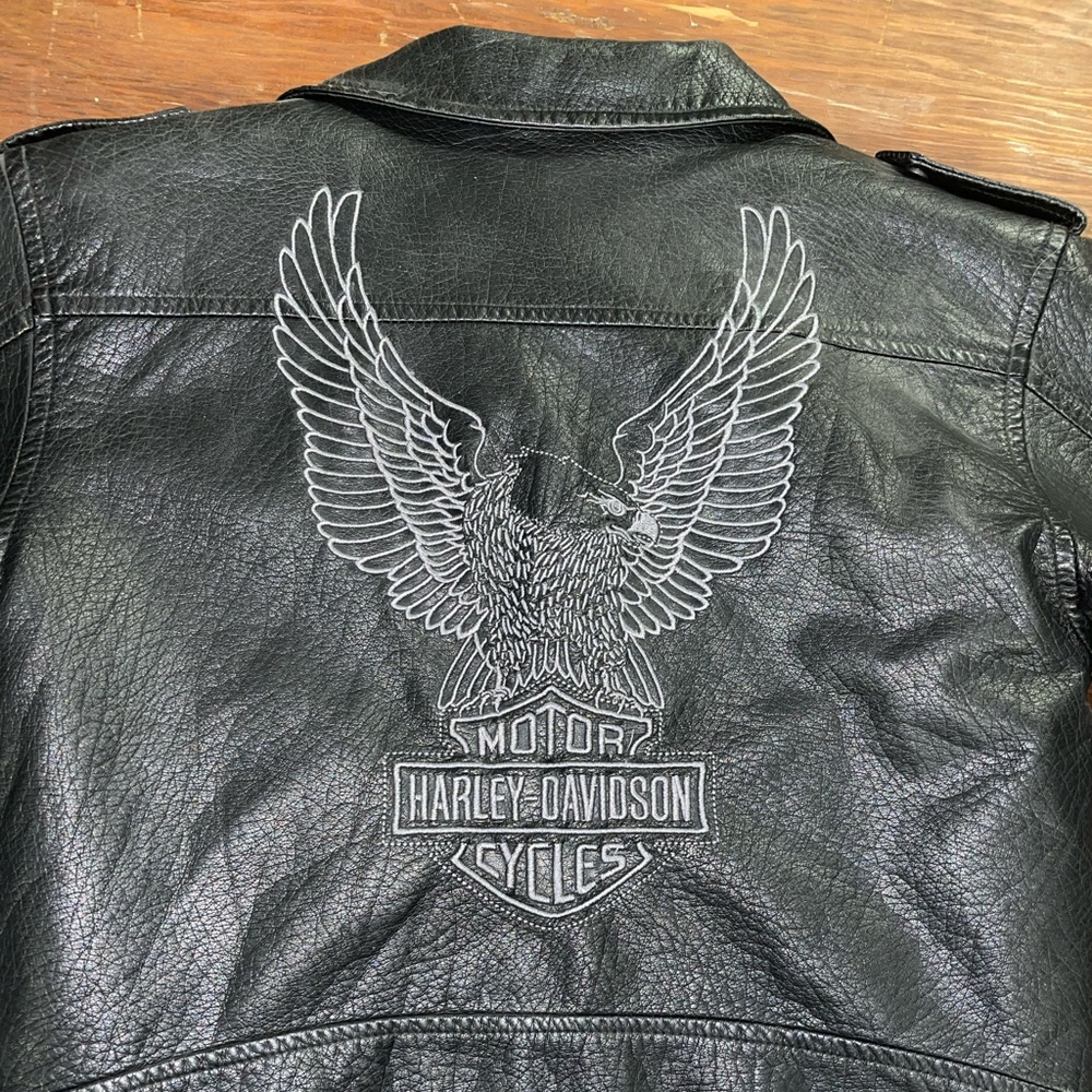 Harley Davidson Youth size 7 leather jacket